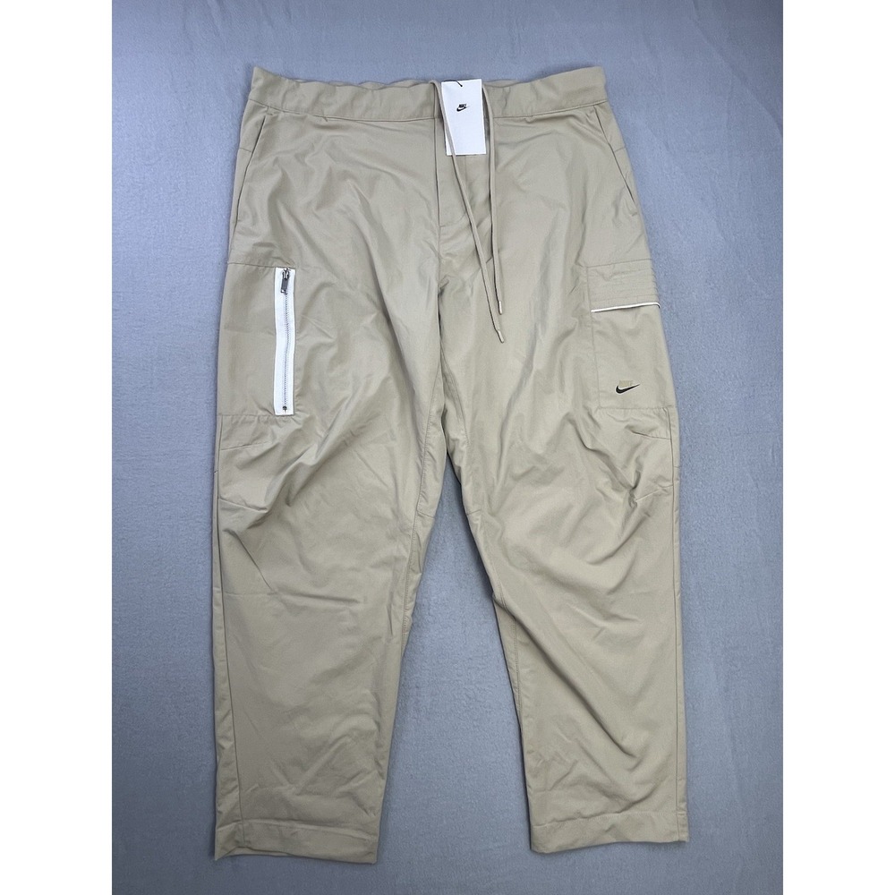 Nike Sportswear Style Essentials Utility Pants Limestone Mens Size 38 DM6681-250